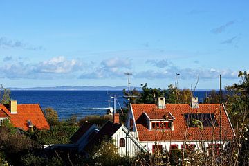 Uitzicht van Denemarken naar Zweden van Norbert Sülzner
