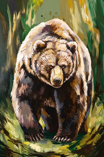 Ours majestueux dans la nature