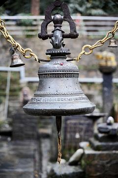 Het vredige heiligdom van Gaukhureshowr Mahadev in Dhulikhel van Frank Photos