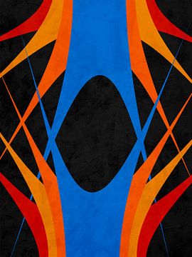 MODERN COLOURFUL GEOMETRIC ABSTRACT ART
