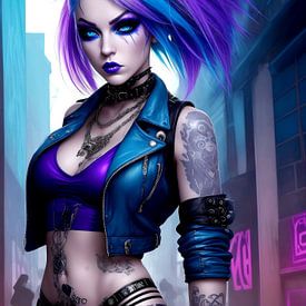 Punk Woman XIV by DeVerviers