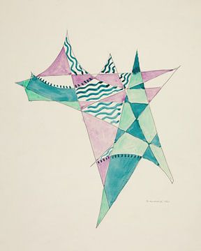 Abstraction Based on Sails, VIII (1921) von David Kakabadze von Peter Balan