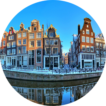 Amsterdam Brouwersgracht panorama van Dennis van de Water