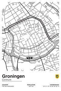 Stadtplan von Groningen
