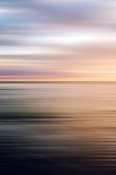 Coucher de soleil - teintes orange et bleues sur Joseph S Giacalone Photography