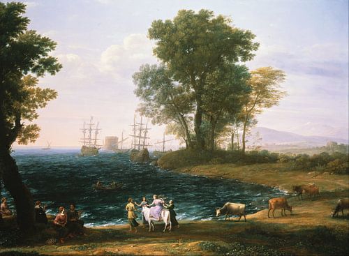 Claude Lorrain. Verkrachting van Europa