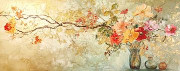 flower still life by Eye catching paintings