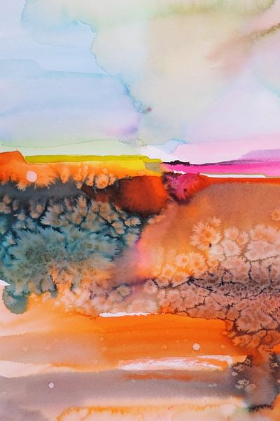 Abstrait 1 by Sylvie Demers