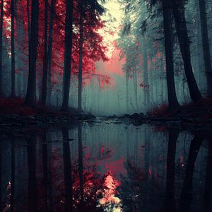 Where Red Silences the Forest