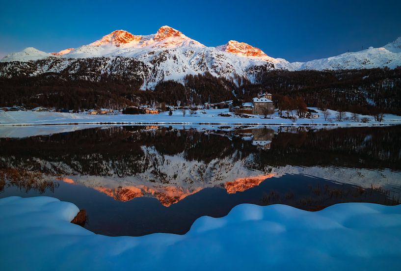 Silvaplana-Surlej - Graubünden - Zwitserland van Felina Photography