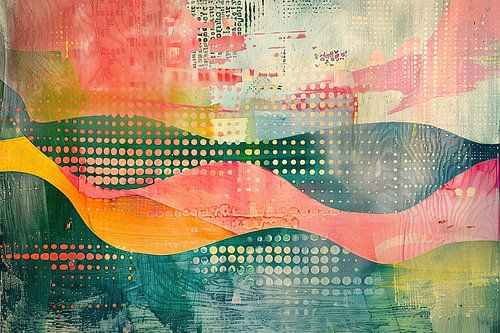 Abstract | Dancing Colors on Canvas