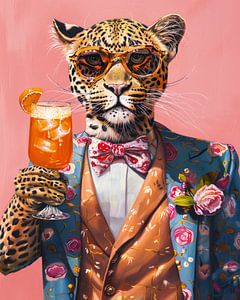 Modisches Leopardengebrüll