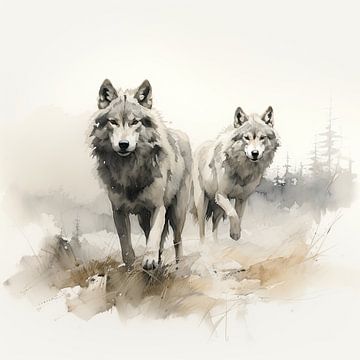 Wolf by ARTEO Paintings