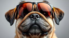 A portrait of a dog by Jean Pierre