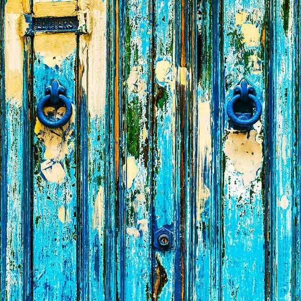 Blue door by Dieter Walther