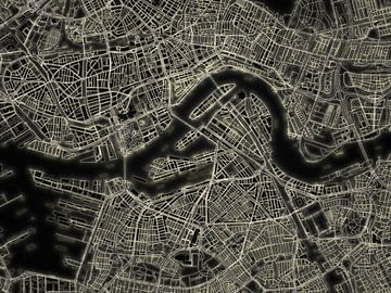 Lichtkaart Rotterdam van Frans Blok