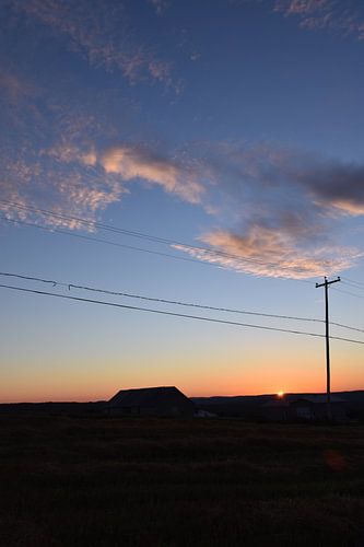 Bij het aanbreken van een herfstochtend