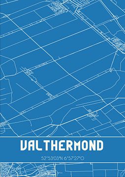 Plan d'ensemble | Carte | Valthermond (Drenthe) sur Rezona