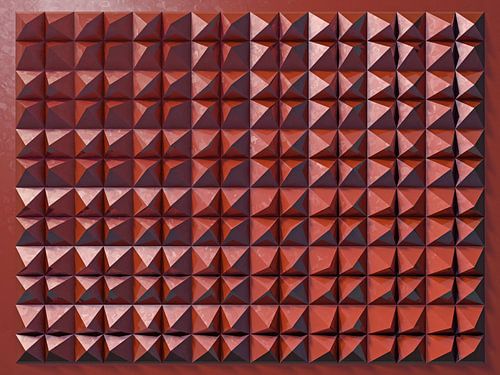 Reliëf C2 Rood Metallic