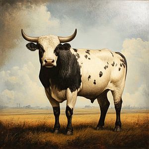 Stier auf der Wiese