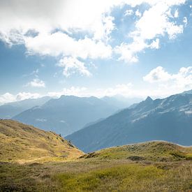Blick auf die Alpen von Steffie van der Putten