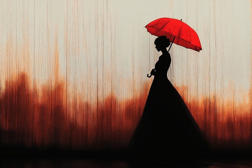 Red umbrella ii by Studio BB