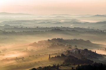 Toscane vanuit de lucht van Karlijn Meulman