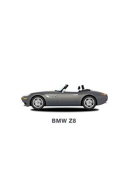 BMW Z8 Gris sur Bas de Glopper