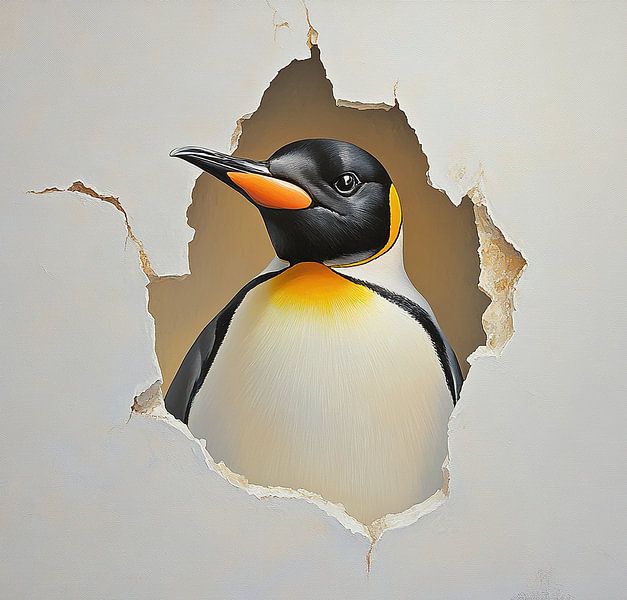 Emperor Penguin | Shattered Serenity by OMG Art