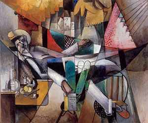 Albert Gleizes - Der Mann in der Hängematte (1913)