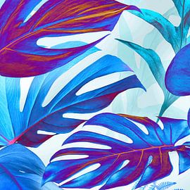 Neon Monstera Deliciosa