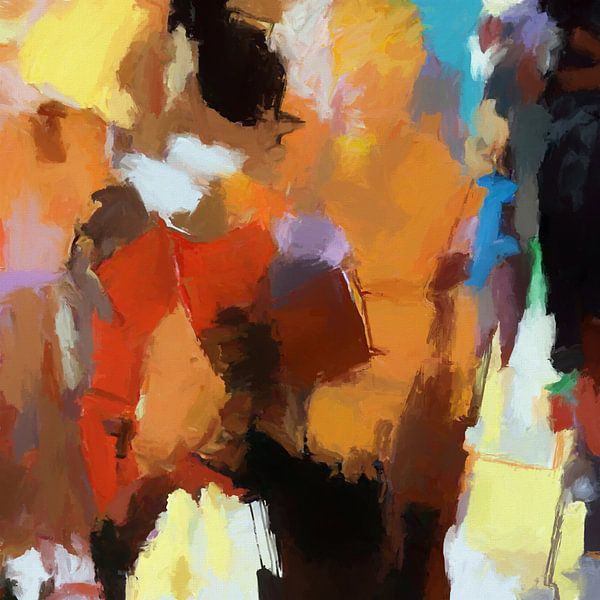 Abstrakte Komposition 1177 von Angel Estevez