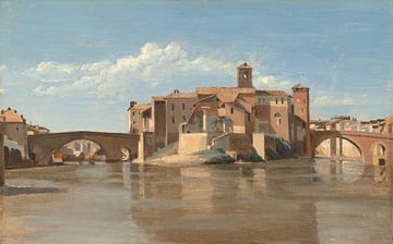 San Bartolomeo, Rom, Jean-Baptiste-Camille Corot