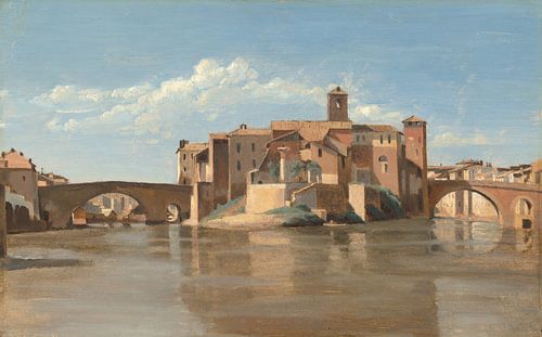 San Bartolomeo, Rome, Jean-Baptiste-Camille Corot