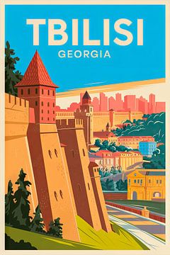 Tbilisi, Georgië van Poster Art Shop