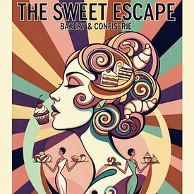 Retro Elegance: The Sweet Escape Painting by Jan Keteleer