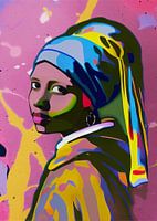 An African girl with a pearl