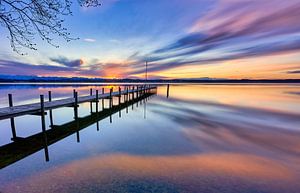 het meer van Starnberg van Einhorn Fotografie