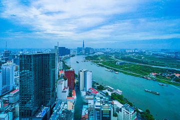 Hanoi Skyline van Barbara Riedel