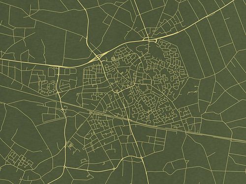 Kaart van Deurne in Groen Goud