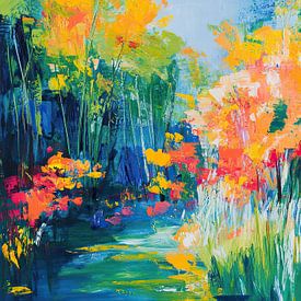 A small pond in the style of Matisse by Niklas Maximilian