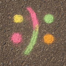 Zwei Geschichten in bunten Kreiden von BS