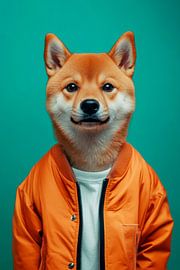 Shiba Inu by Poster Art Shop