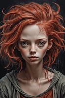 jeune fille aux cheveux roux