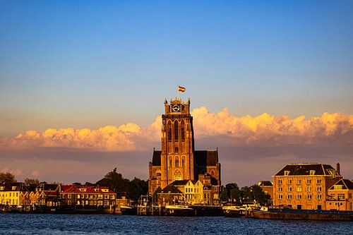 Uitzicht Dordrecht op de Grote Kerk