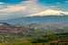 Sicilië, zicht op de Etna in het voorjaar van Teun Ruijters