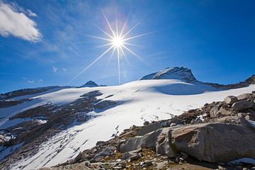 Soleil sur le Stubacher Sonnblick sur Christa Kramer