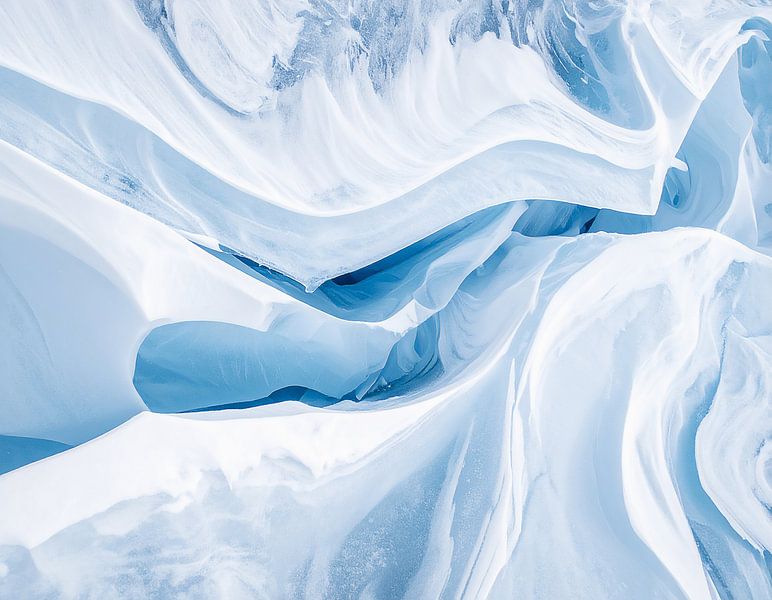 Background of the natural ice surface structure by Mustafa Kurnaz