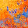 Orange et bleu sur Corinne Welp