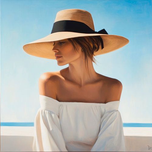 Sommerliche Eleganz am Meer